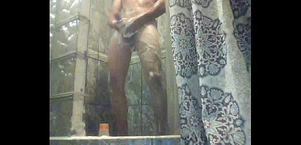  Chacalito vergon de tijuana se la jala Mexican twink jackoff in the shower